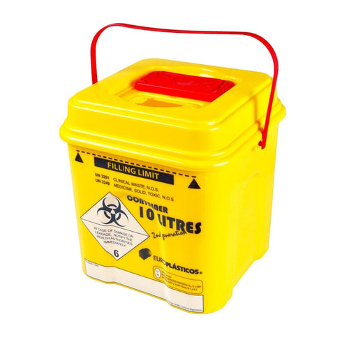 POUBELLE / COLLECTEUR D'AIFUILLES DASRI 2ème génération / Europlasticos