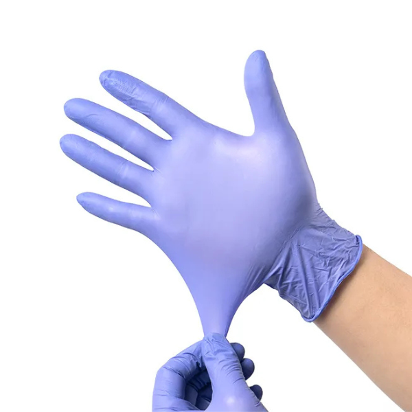 Gants Nitrile 100 unités – (BLEU, ROSE, NOIR, MAUVE)