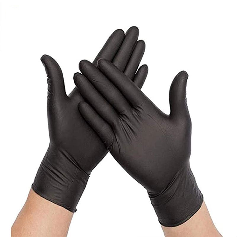 Gants Nitrile 100 unités – (BLEU, ROSE, NOIR, MAUVE)