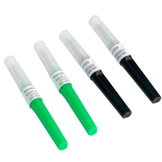 AIGUILLES POUR PRÉLÈVEMENT SANGUIN / KDIM 22G Noire