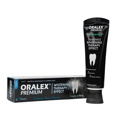 DENTIFRICE CHARBON PREMIUM WHITENING 120G ORALEX