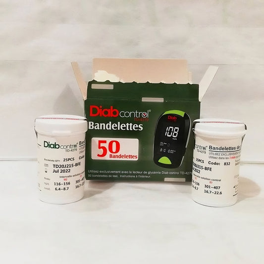 DIAB CONTROL BOITE DE 50 BANDELETTES